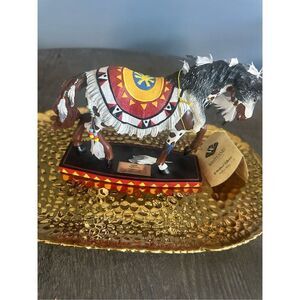 Horse of a Different Color Winter Coat Horse Figure by Ava Godreau